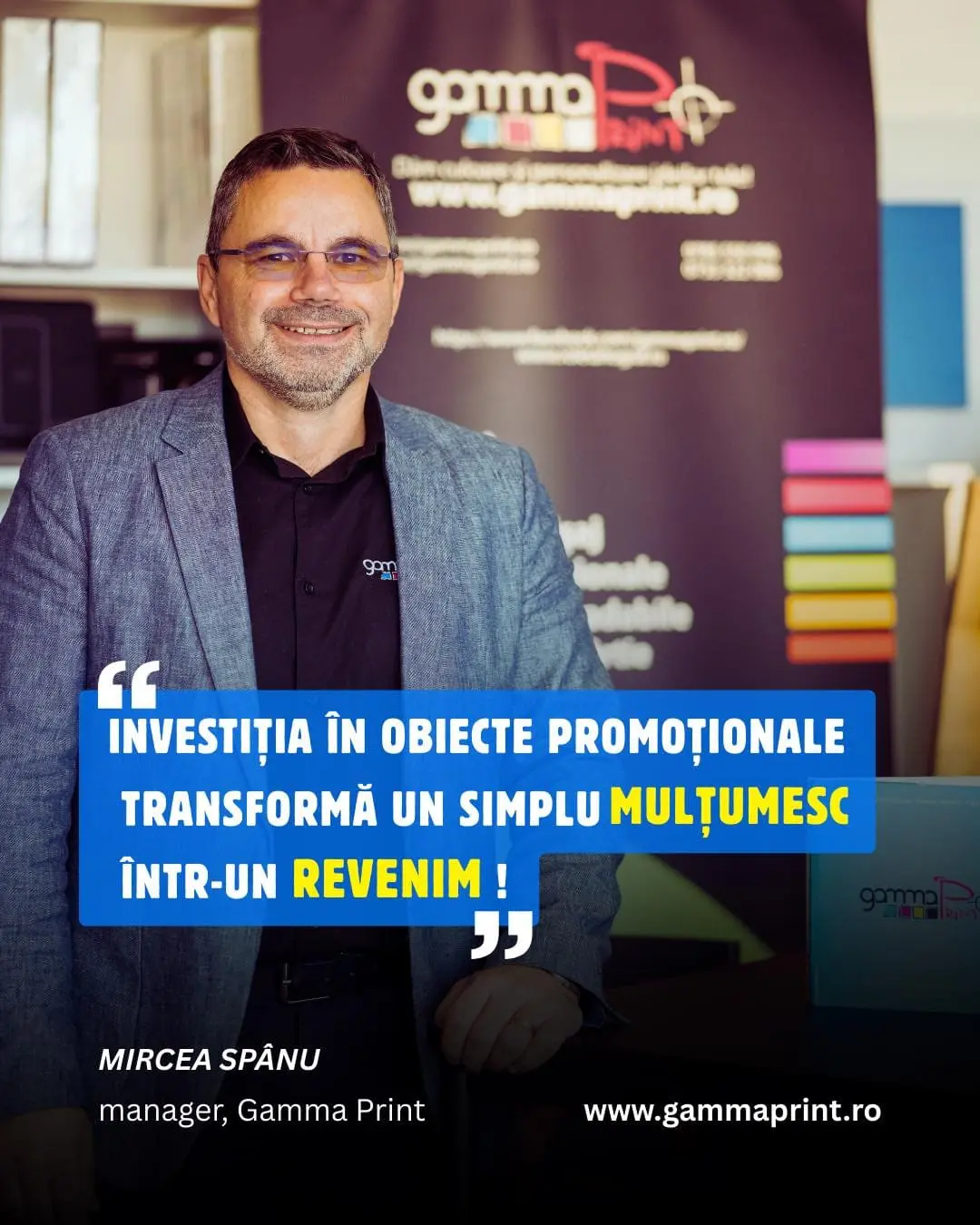 Mircea Spânu Gamma Print Tipografia Gamma Print Brasov | Tipografia Gamma Print | Tipografie Brasov | Produse promotionale | Ambalaje