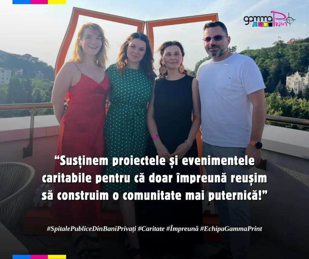 Echipa și Mircea Spânu Gamma Print Tipografia Gamma Print Brasov | Tipografia Gamma Print | Tipografie Brasov | Produse promotionale | Ambalaje