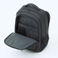 Rucsac business impermeabil pentru laptop, 22 L, cu benzi reflectorizante, de culoare roșie
