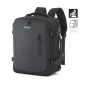 Rucsac de cabină 2 în 1, 20 L, de culoare neagră