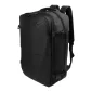 Rucsac extensibil pentru laptop de 15 inch, cu compresie în vid și pompă USB, de culoare neagră