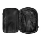 Rucsac extensibil pentru laptop de 15 inch, cu compresie în vid și pompă USB, de culoare neagră